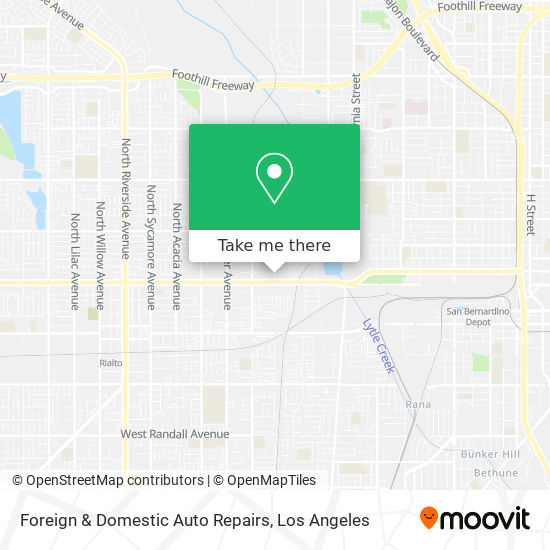 Mapa de Foreign & Domestic Auto Repairs