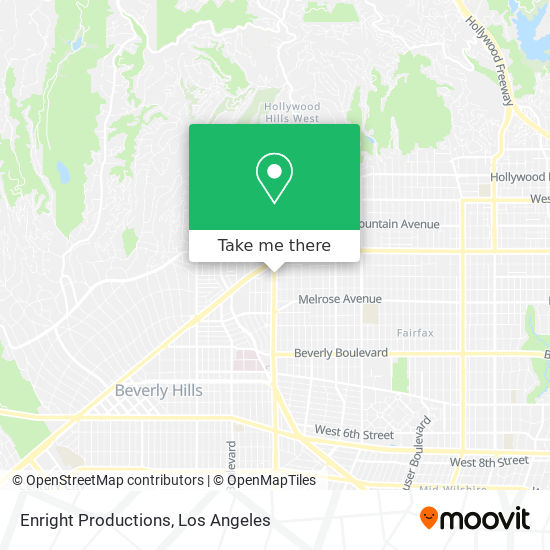 Enright Productions map