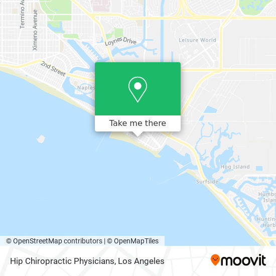 Hip Chiropractic Physicians map