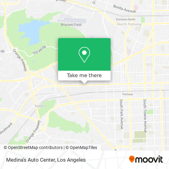 Medina's Auto Center map