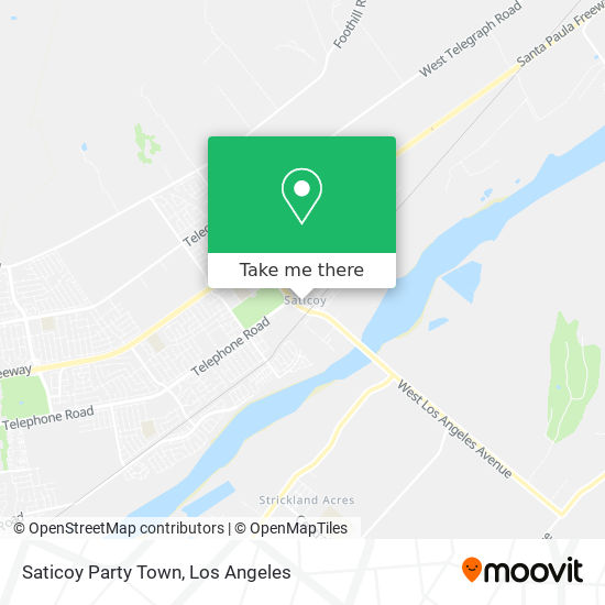 Saticoy Party Town map