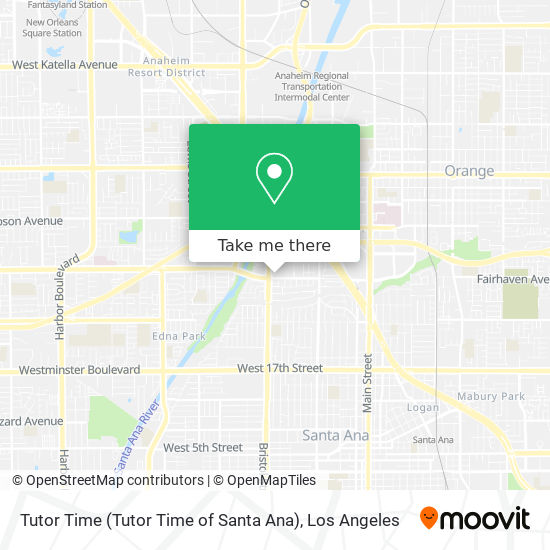 Tutor Time (Tutor Time of Santa Ana) map