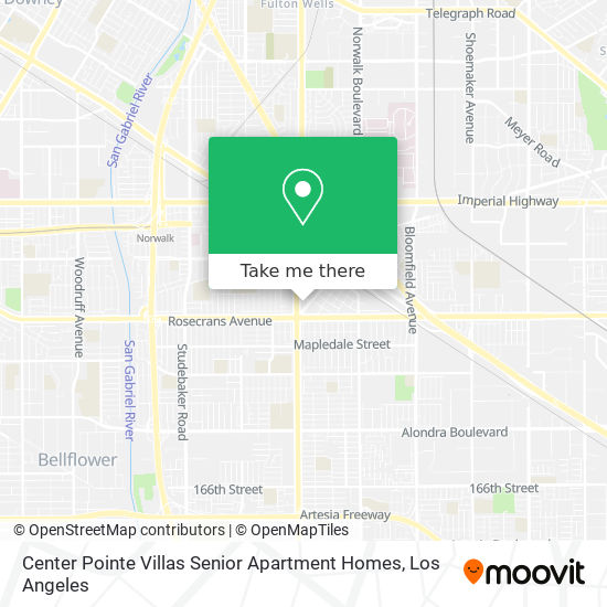 Center Pointe Villas Senior Apartment Homes map