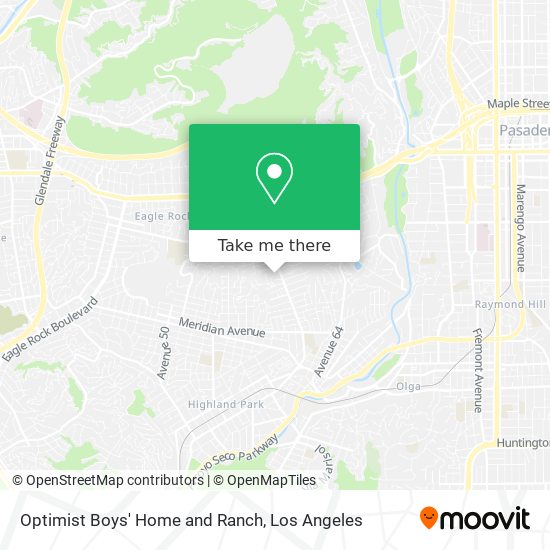 Optimist Boys' Home and Ranch map