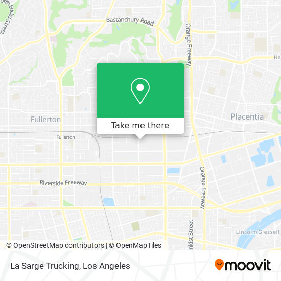 La Sarge Trucking map