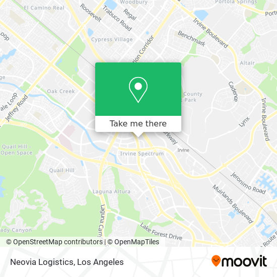 Neovia Logistics map