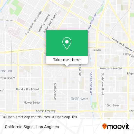 Mapa de California Signal