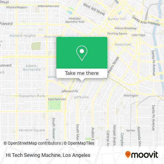 Mapa de Hi Tech Sewing Machine