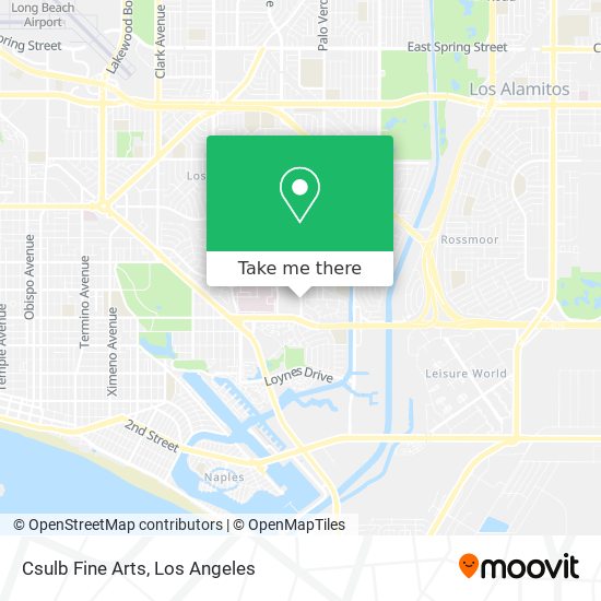 Csulb Fine Arts map