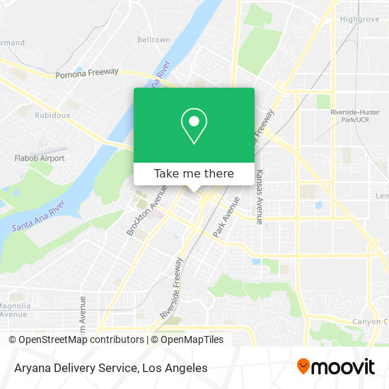 Aryana Delivery Service map