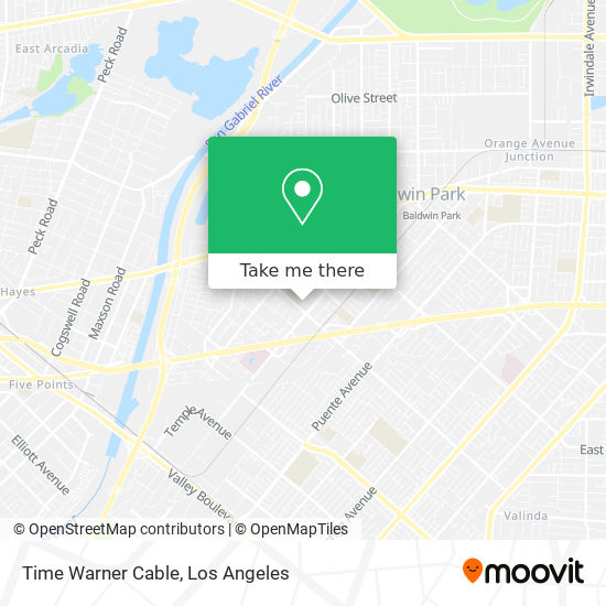 Time Warner Cable map