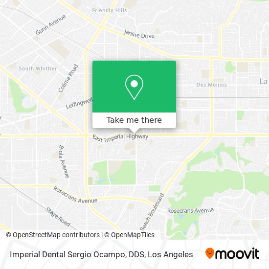 Imperial Dental Sergio Ocampo, DDS map