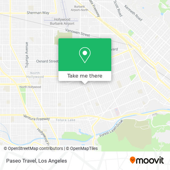 Paseo Travel map