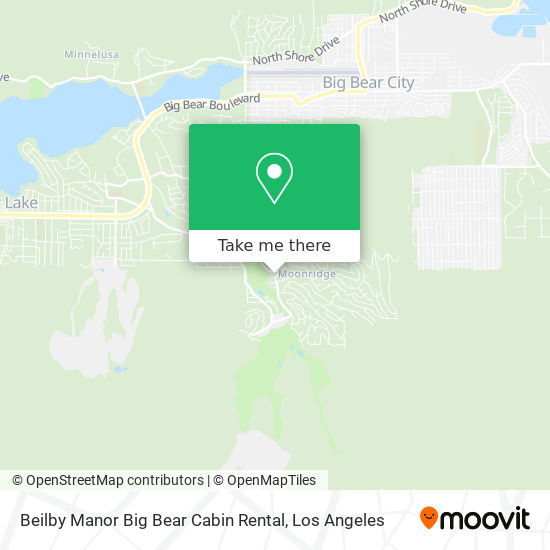 Beilby Manor Big Bear Cabin Rental map