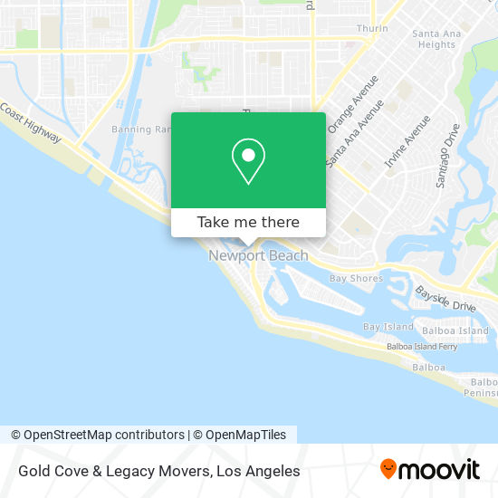 Gold Cove & Legacy Movers map