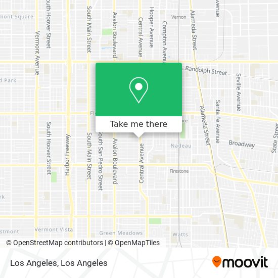 Mapa de Los Angeles