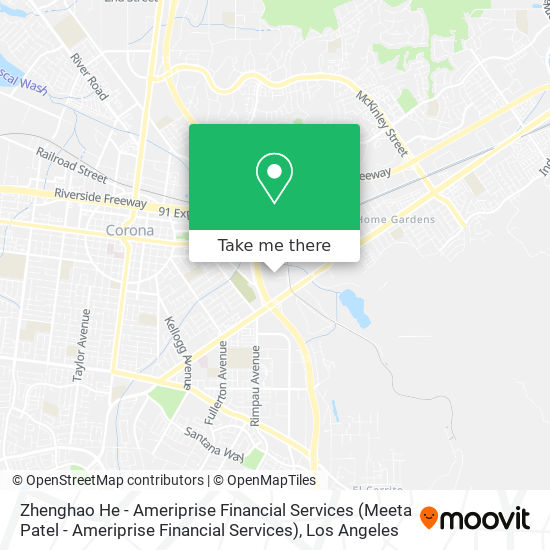 Zhenghao He - Ameriprise Financial Services (Meeta Patel - Ameriprise Financial Services) map