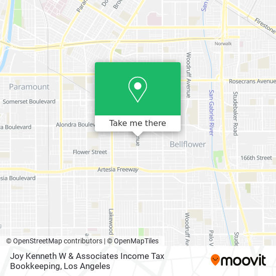 Joy Kenneth W & Associates Income Tax Bookkeeping map