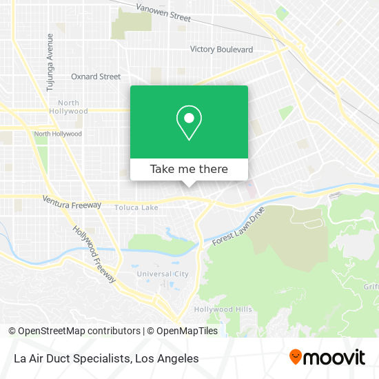 La Air Duct Specialists map