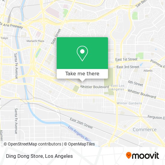 Mapa de Ding Dong Store