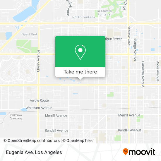 Eugenia Ave map