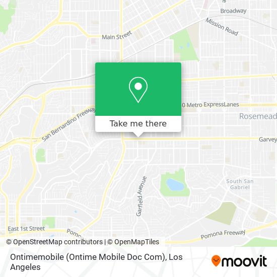 Mapa de Ontimemobile (Ontime Mobile Doc Com)