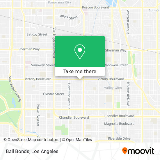 Bail Bonds map