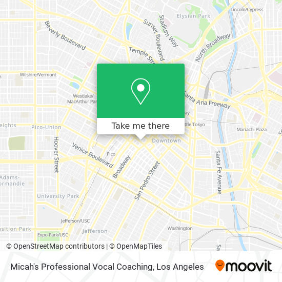 Mapa de Micah's Professional Vocal Coaching