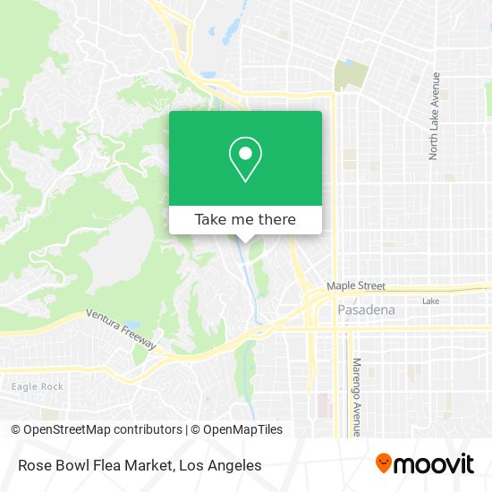 Mapa de Rose Bowl Flea Market