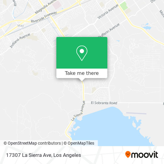 17307 La Sierra Ave map