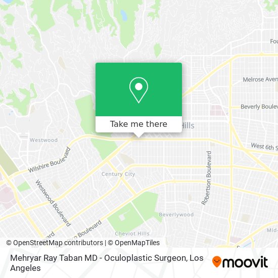 Mapa de Mehryar Ray Taban MD - Oculoplastic Surgeon