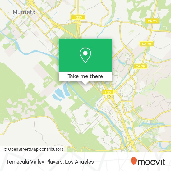 Temecula Valley Players map