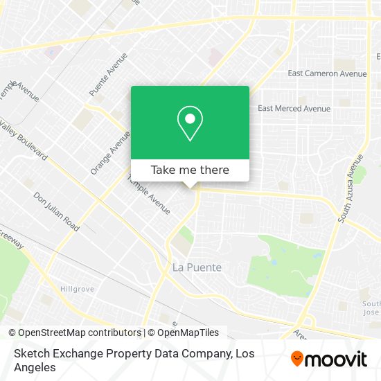 Mapa de Sketch Exchange Property Data Company