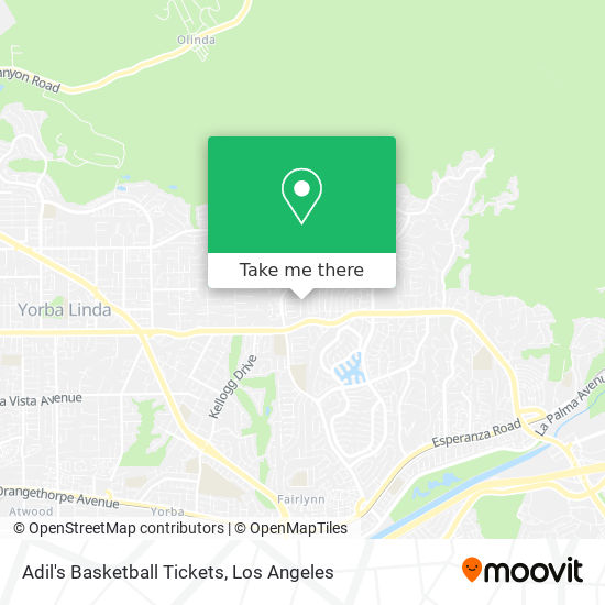 Mapa de Adil's Basketball Tickets