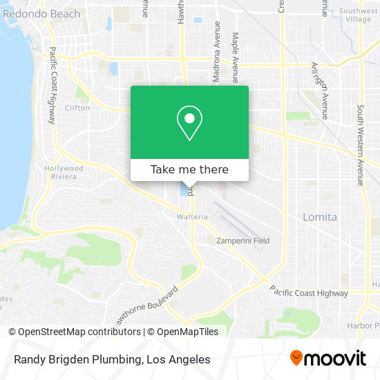 Randy Brigden Plumbing map