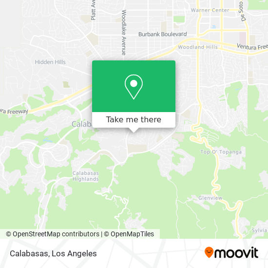 Calabasas map