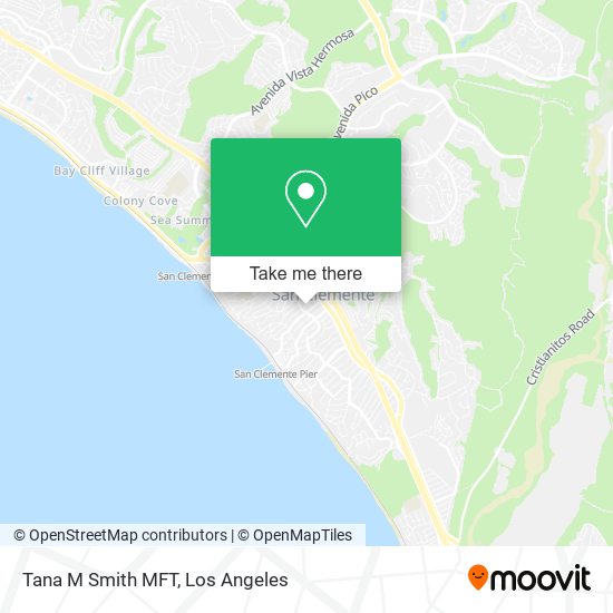 Tana M Smith MFT map