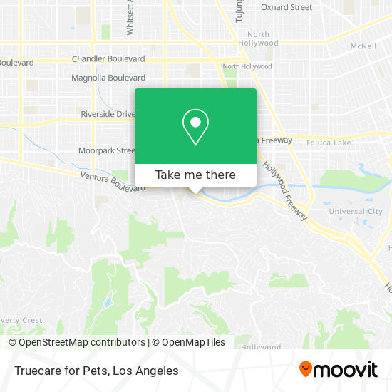 Truecare for Pets map