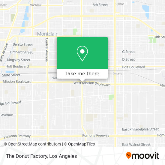 The Donut Factory map