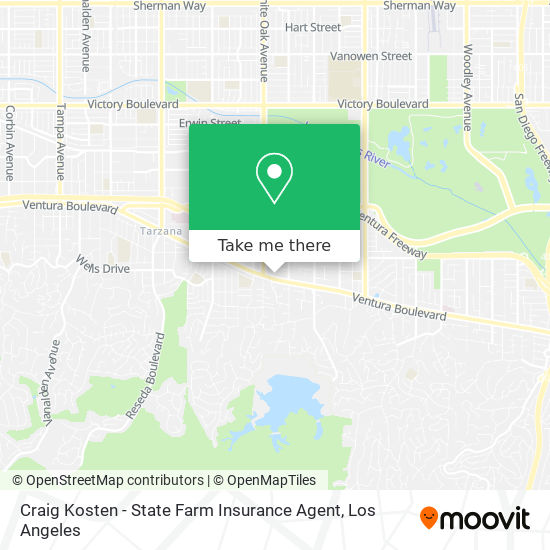 Mapa de Craig Kosten - State Farm Insurance Agent