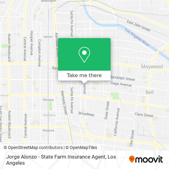 Jorge Alonzo - State Farm Insurance Agent map