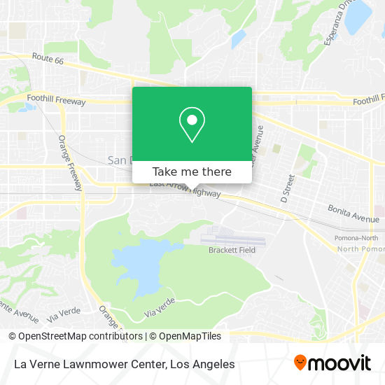 La Verne Lawnmower Center map