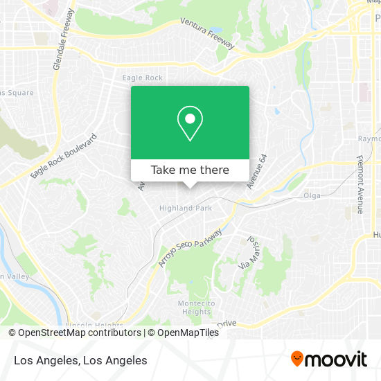 Los Angeles map