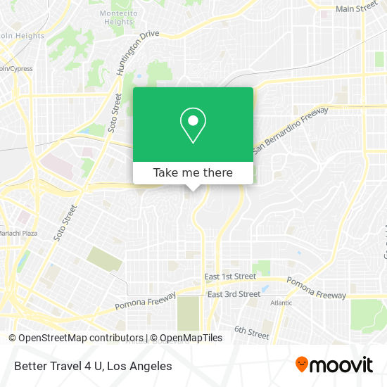 Better Travel 4 U map