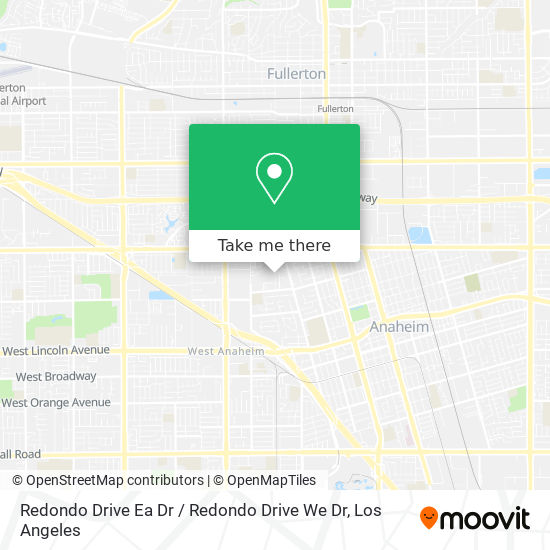 Redondo Drive Ea Dr / Redondo Drive We Dr map