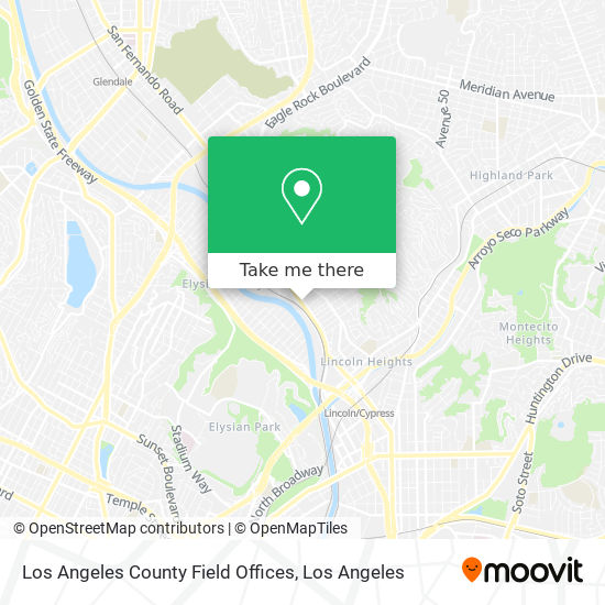 Los Angeles County Field Offices map