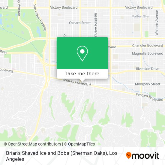 Brian's Shaved Ice and Boba (Sherman Oaks) map