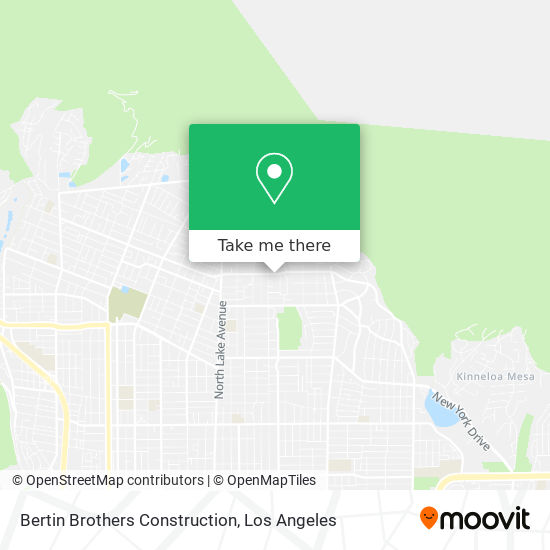 Bertin Brothers Construction map