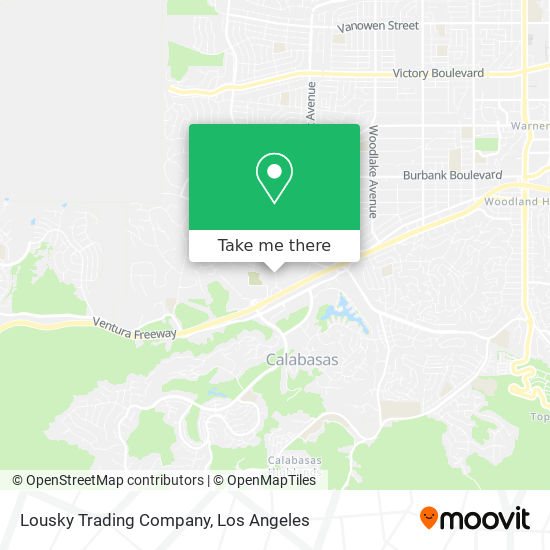 Mapa de Lousky Trading Company