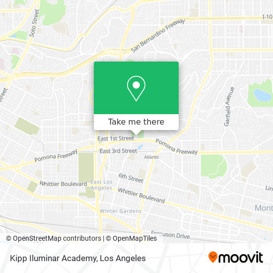 Mapa de Kipp Iluminar Academy